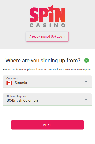 Mobile registration